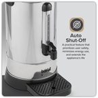 Hot Water Boiler/Tea Urn 10L Capacity - Stainless Steel DH269