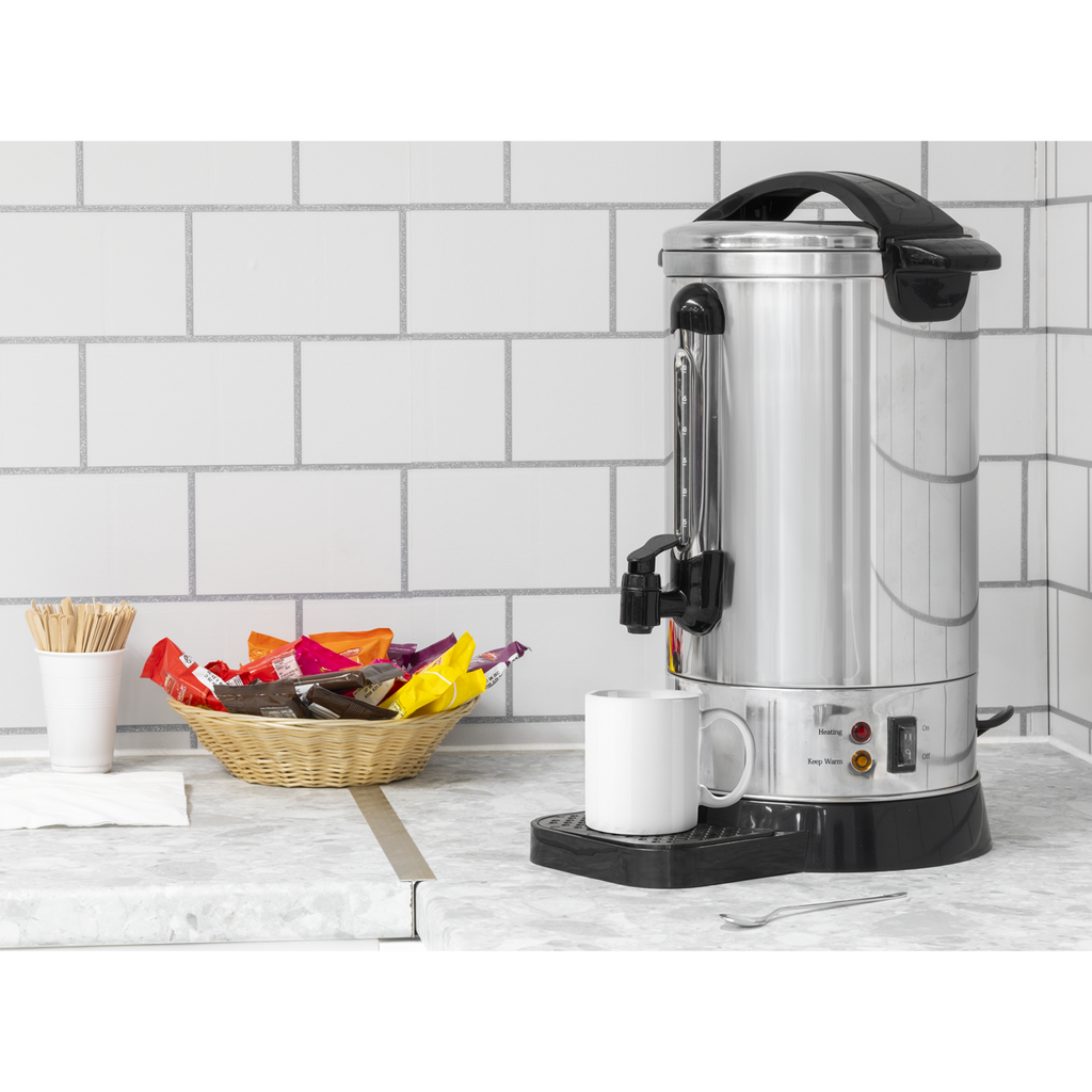 Hot Water Boiler/Tea Urn 10L Capacity - Stainless Steel DH269