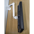 Adjustable Single Monitor Arm with 360° Rotation - White DH26