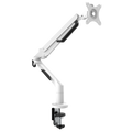 Adjustable Single Monitor Arm with 360° Rotation - White DH26