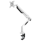Adjustable Single Monitor Arm with 360° Rotation - White DH26