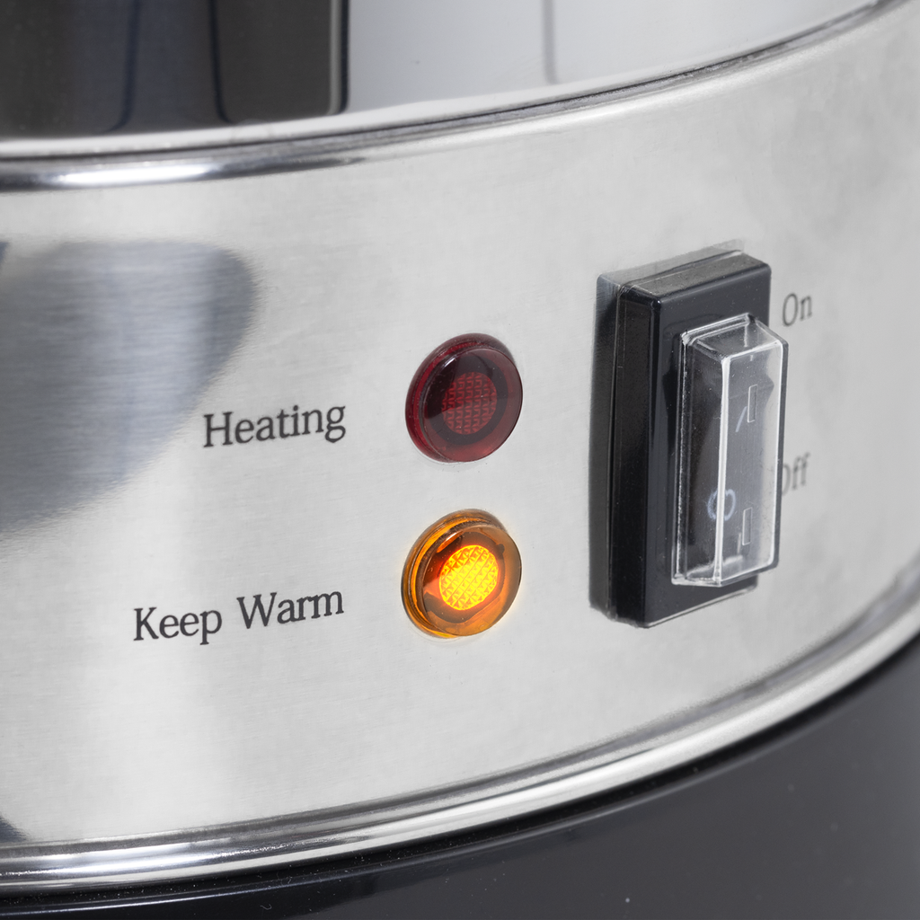 Baridi Hot Water Boiler, Tea Urn, 20L Capacity, Stainless Steel DH270