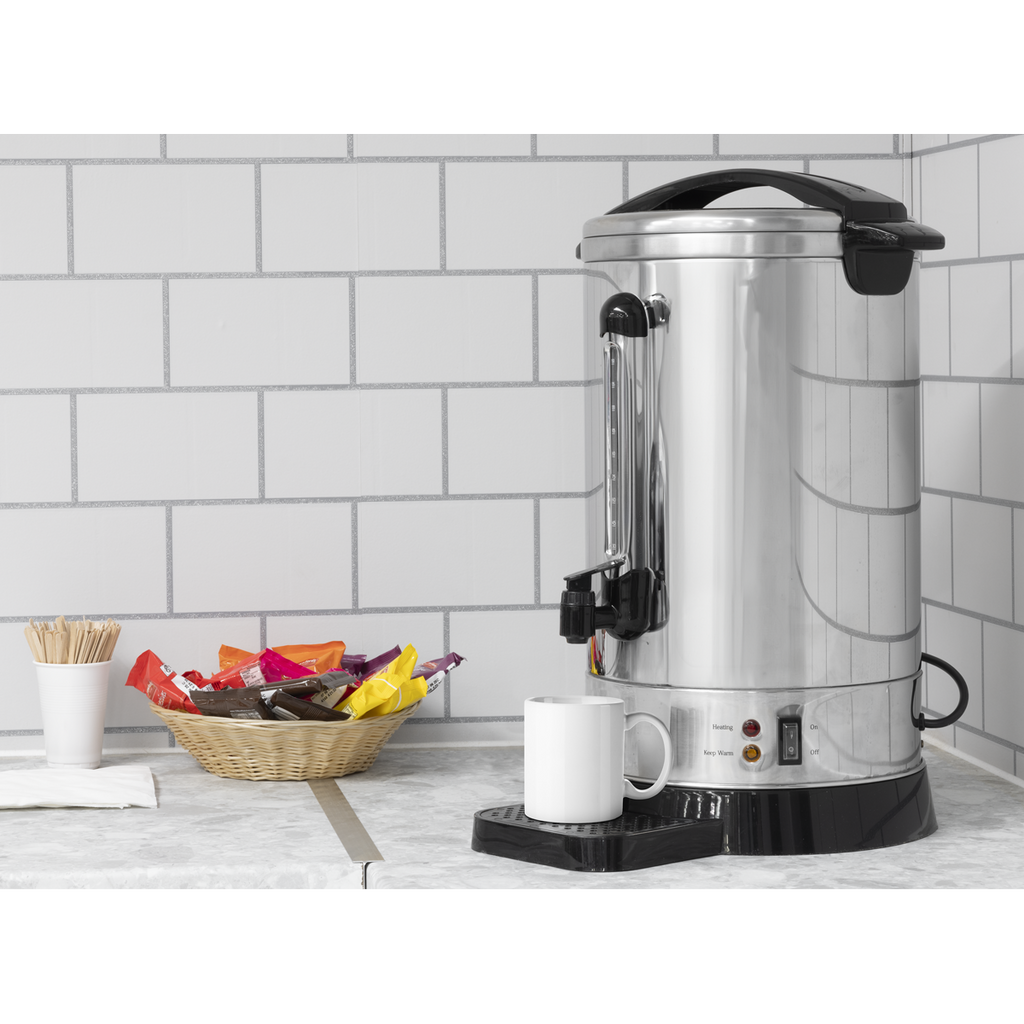 Baridi Hot Water Boiler, Tea Urn, 20L Capacity, Stainless Steel DH270
