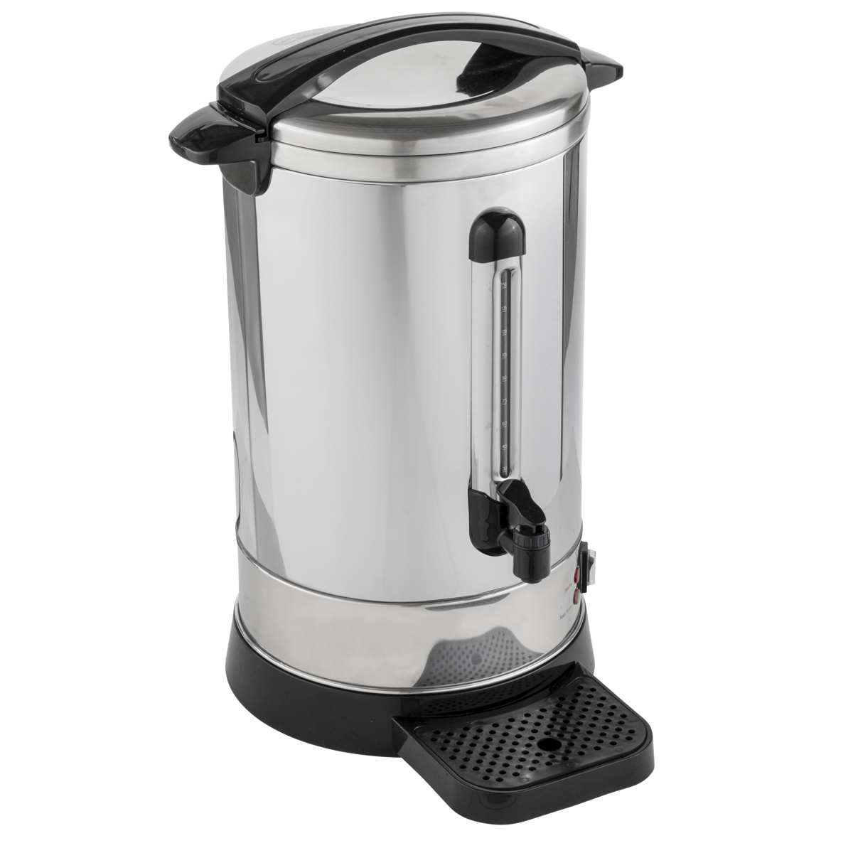 Baridi Hot Water Boiler, Tea Urn, 20L Capacity, Stainless Steel DH270