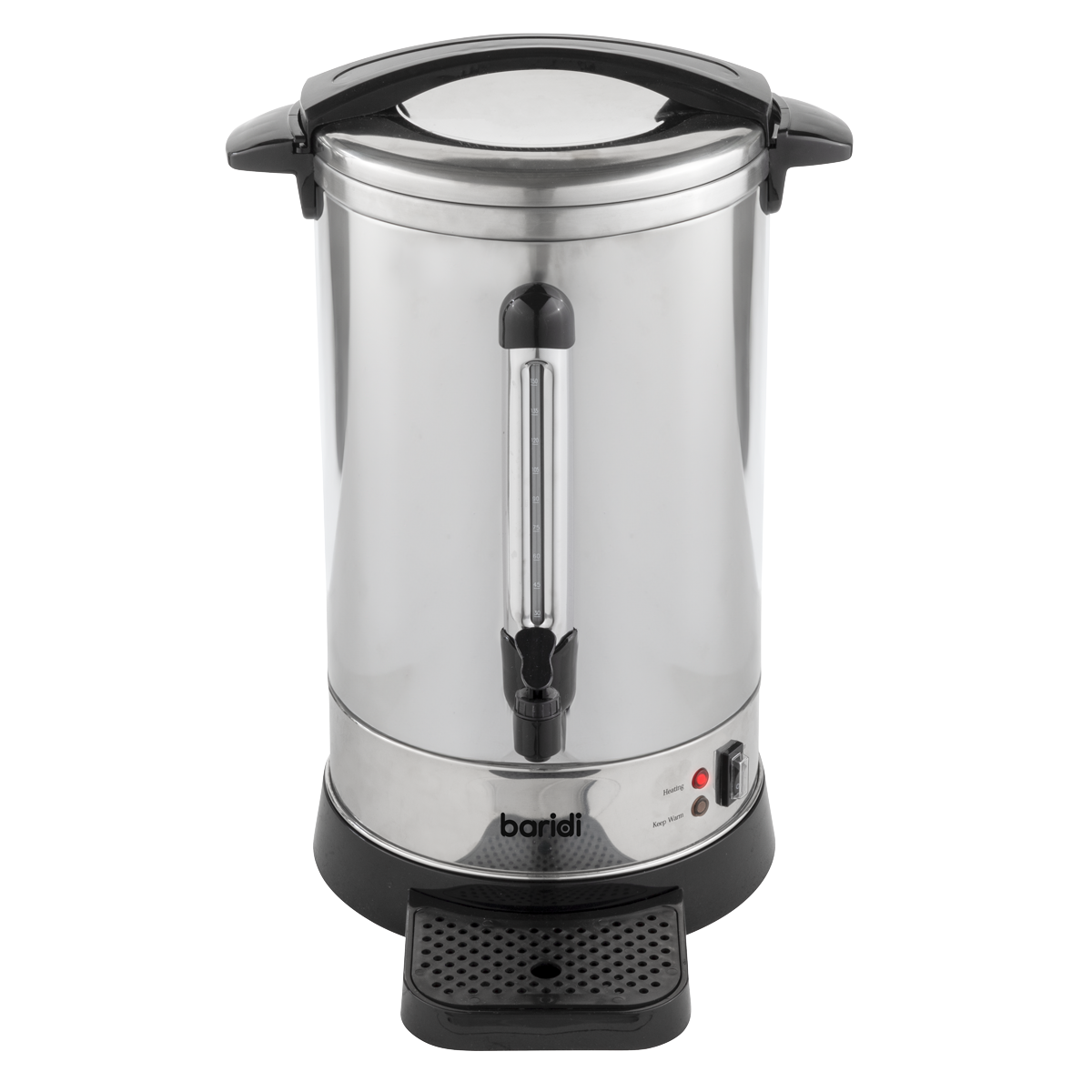 Baridi Hot Water Boiler, Tea Urn, 20L Capacity, Stainless Steel DH270