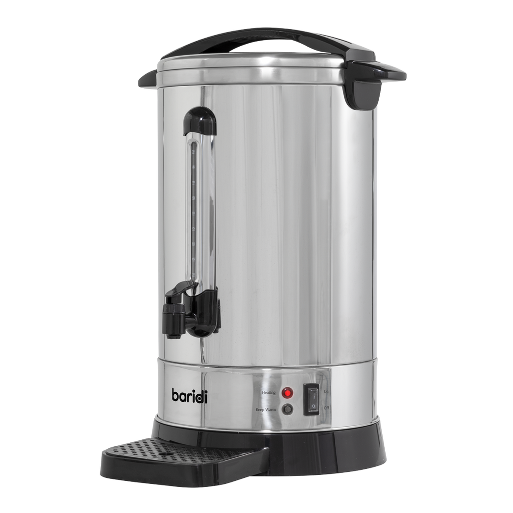 Baridi Hot Water Boiler, Tea Urn, 20L Capacity, Stainless Steel DH270