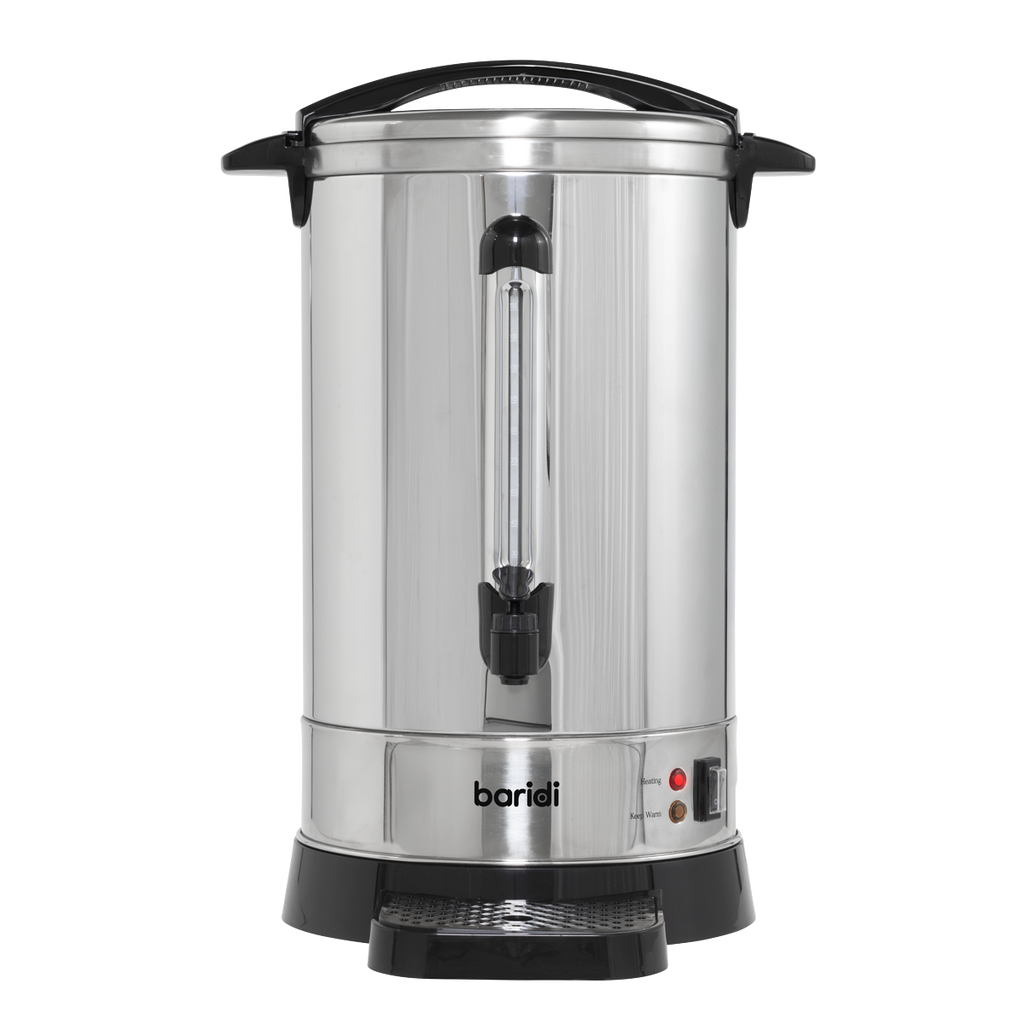 Baridi Hot Water Boiler, Tea Urn, 20L Capacity, Stainless Steel DH270