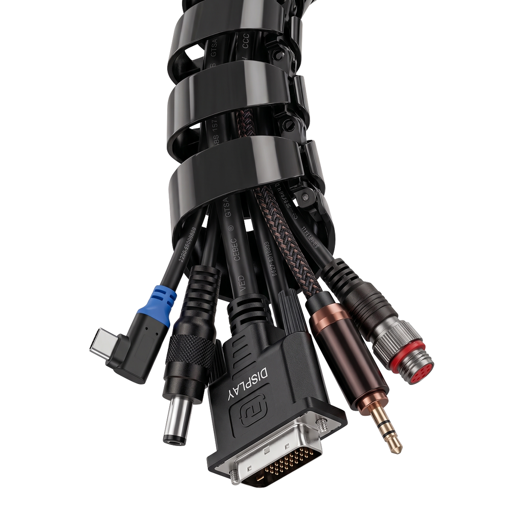 Flexible Cable Management System, Clamp-On 1.3m DH274