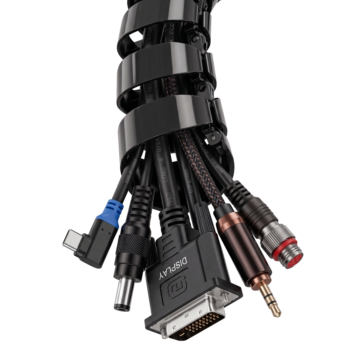 Flexible Cable Management System, Clamp-On 1.3m DH274