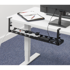 Extendable Cable Management Tray 435/730 x 130 x 190mm - Black DH276