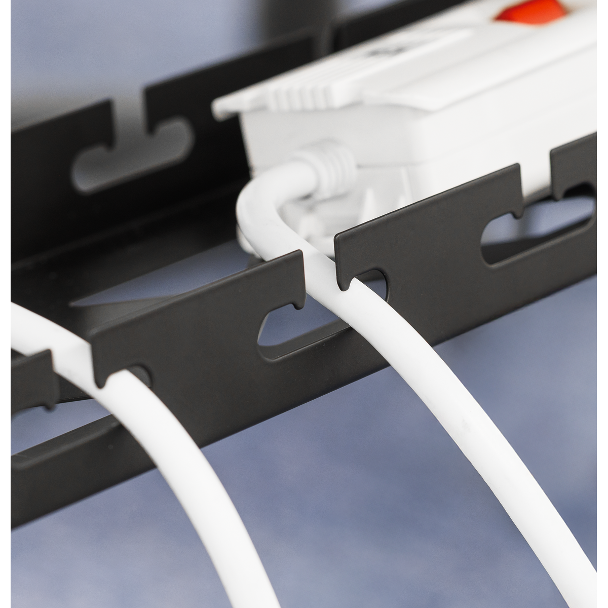 Extendable Cable Management Tray 435/730 x 130 x 190mm - Black DH276