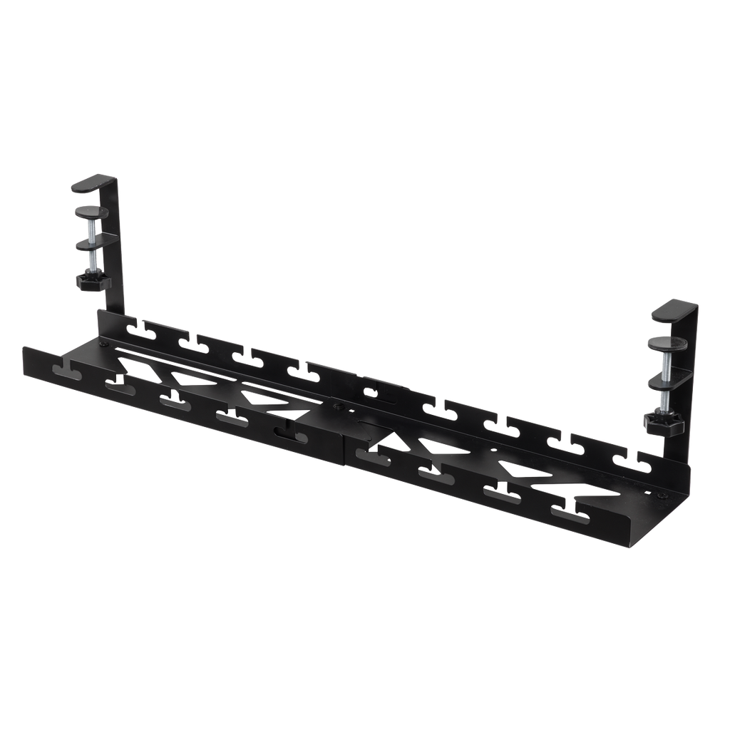 Extendable Cable Management Tray 435/730 x 130 x 190mm - Black DH276