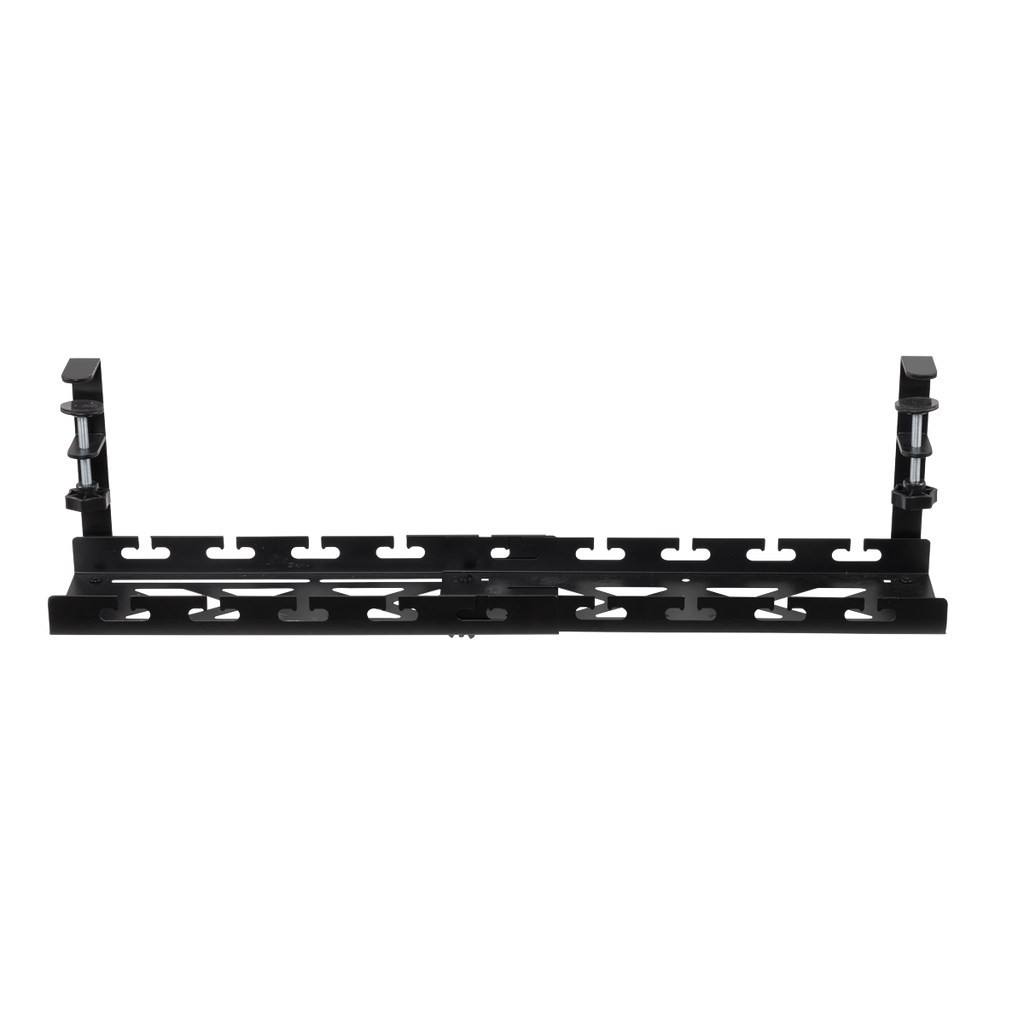 Extendable Cable Management Tray 435/730 x 130 x 190mm - Black DH276