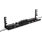Extendable Cable Management Tray 435/730 x 130 x 190mm - Black DH276