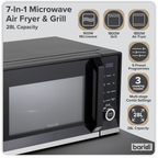 7-in-1 Air Fryer Microwave & Grill, 28L Capacity - Black DH277