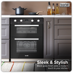 72cm Built-Under Double Oven, 74L Capacity, Energy Rating A – Black DH278