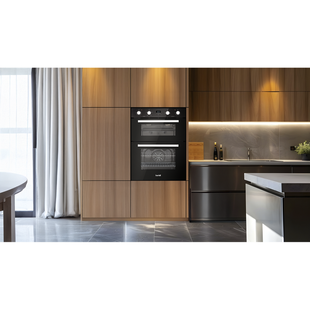 72cm Built-Under Double Oven, 74L Capacity, Energy Rating A – Black DH278