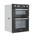 72cm Built-Under Double Oven, 74L Capacity, Energy Rating A – Black DH278