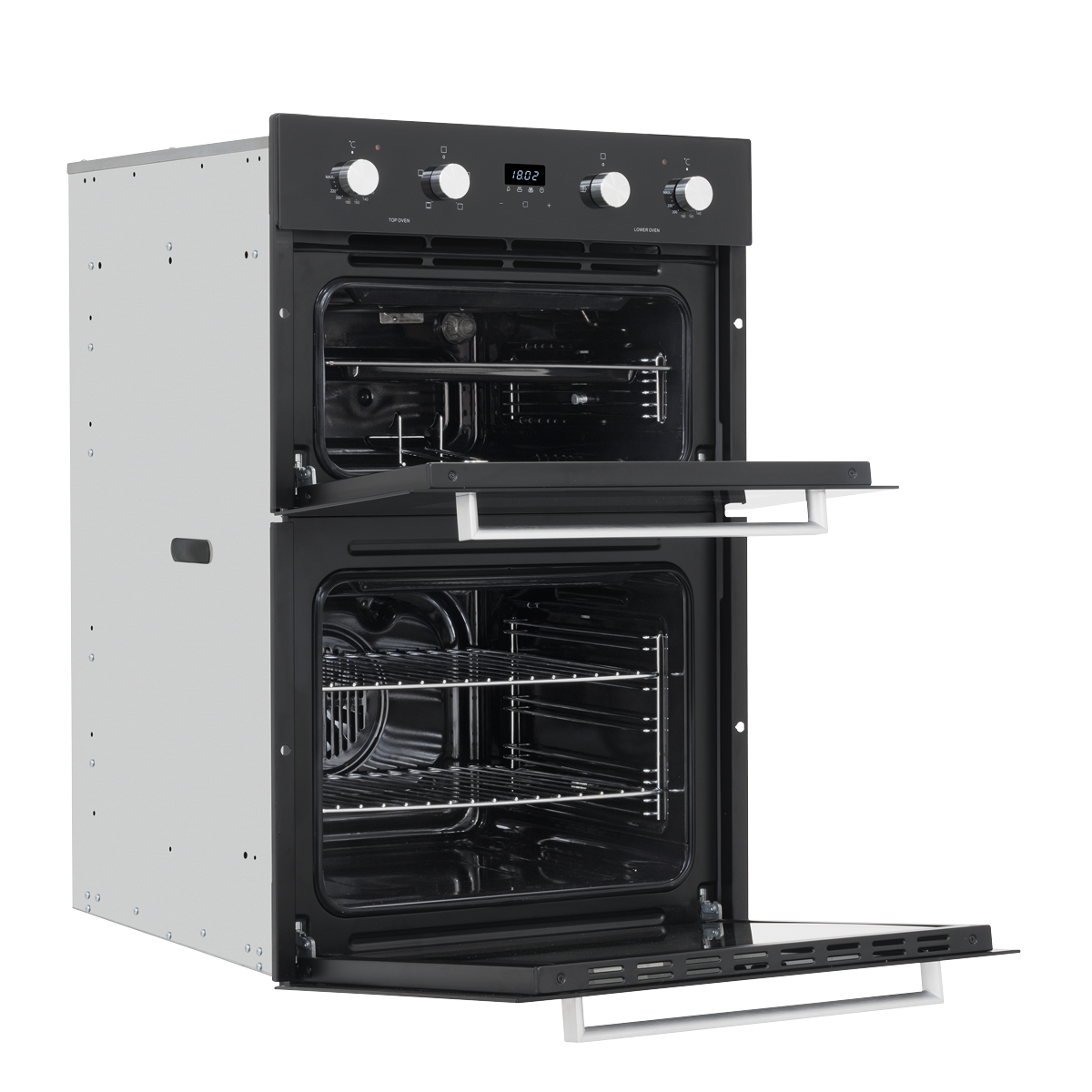 72cm Built-Under Double Oven, 74L Capacity, Energy Rating A – Black DH278