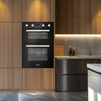 90cm Built-In Double Oven, 88L Capacity, Energy Rating A – Black DH279