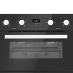 90cm Built-In Double Oven, 88L Capacity, Energy Rating A – Black DH279