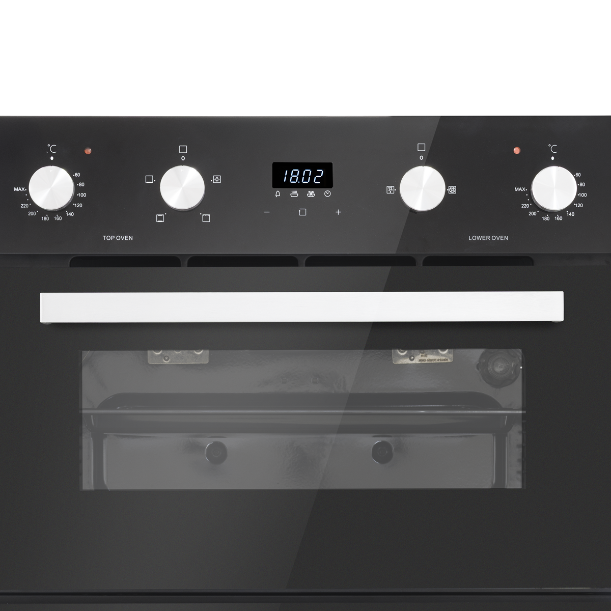 90cm Built-In Double Oven, 88L Capacity, Energy Rating A – Black DH279