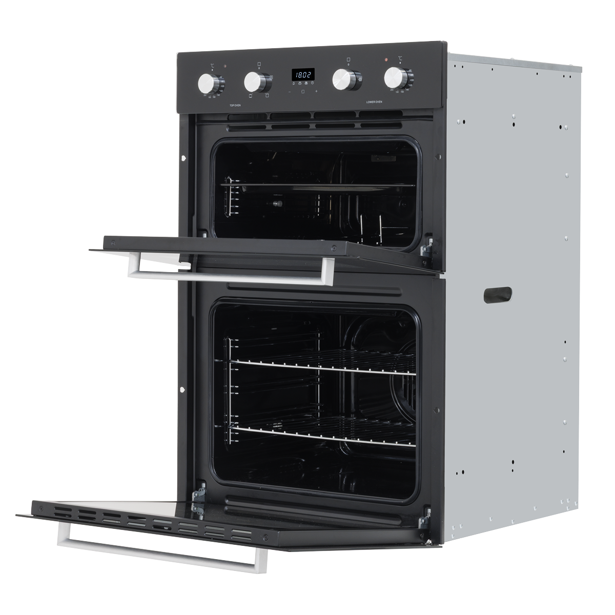 90cm Built-In Double Oven, 88L Capacity, Energy Rating A – Black DH279