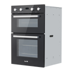 90cm Built-In Double Oven, 88L Capacity, Energy Rating A – Black DH279