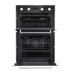 90cm Built-In Double Oven, 88L Capacity, Energy Rating A – Black DH279