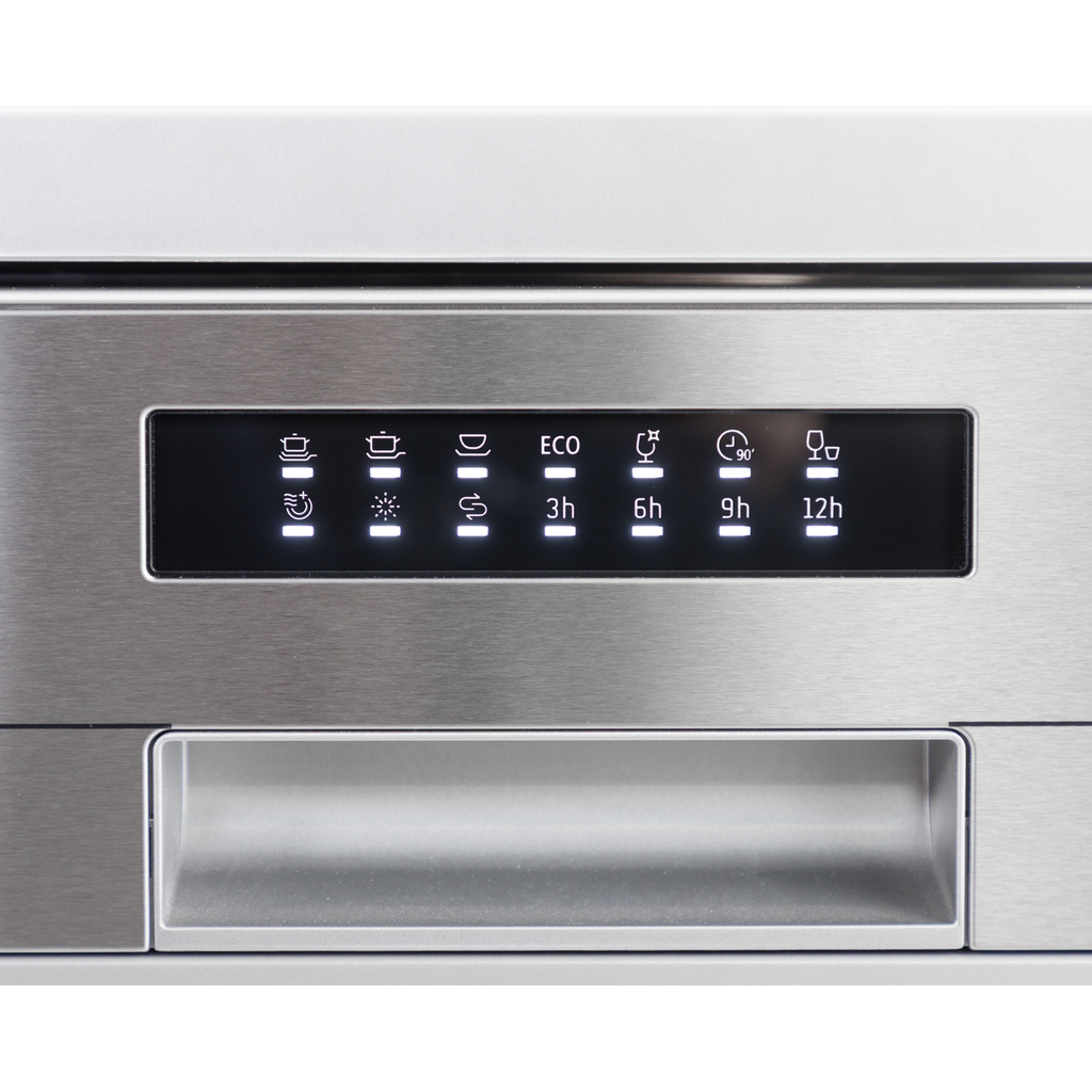 Regular Sized Freestanding Dishwasher 60cm Wide 13 Place Settings - Silver DH280