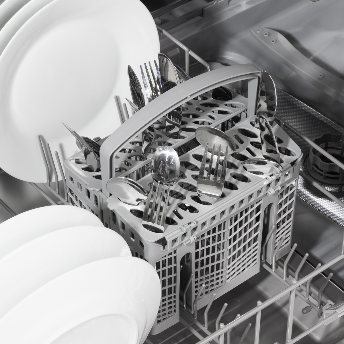 Regular Sized Freestanding Dishwasher 60cm Wide 13 Place Settings - Silver DH280