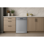 Regular Sized Freestanding Dishwasher 60cm Wide 13 Place Settings - Silver DH280