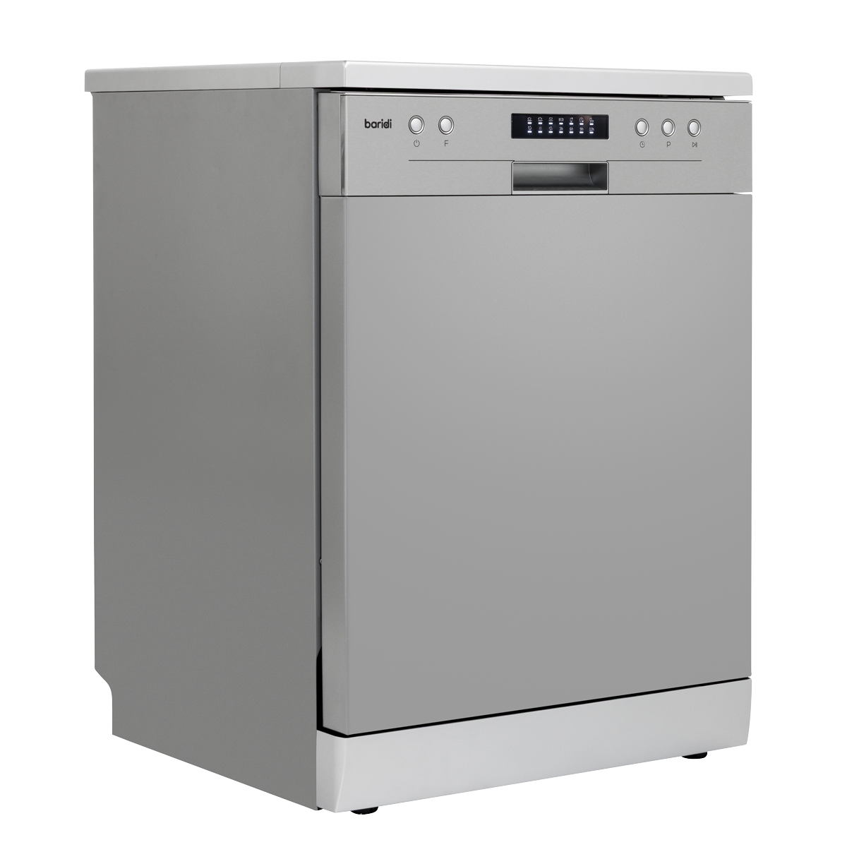 Regular Sized Freestanding Dishwasher 60cm Wide 13 Place Settings - Silver DH280