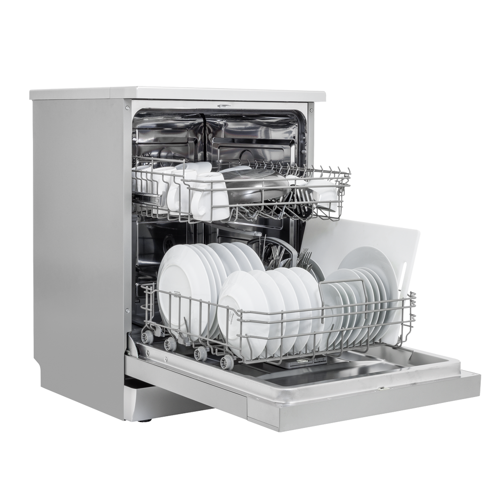 Regular Sized Freestanding Dishwasher 60cm Wide 13 Place Settings - Silver DH280