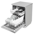 Regular Sized Freestanding Dishwasher 60cm Wide 13 Place Settings - Silver DH280