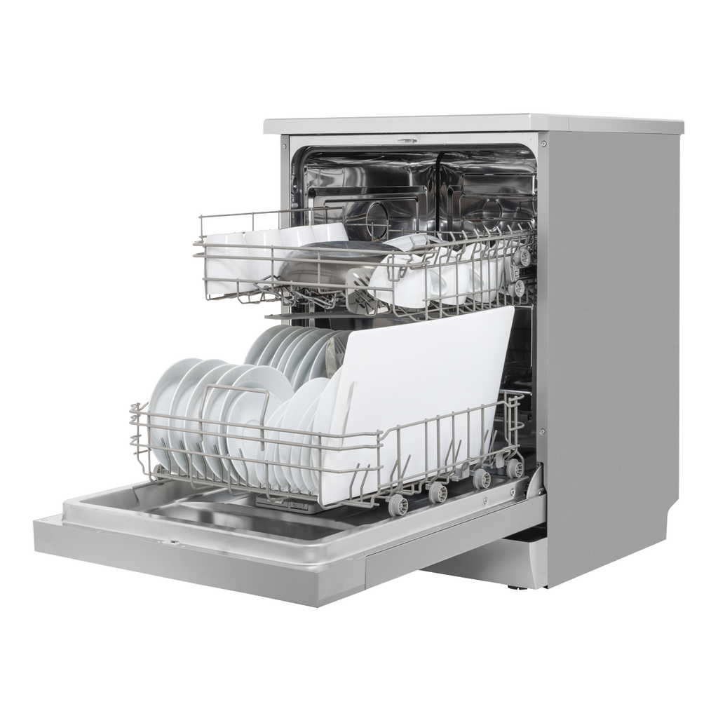 Regular Sized Freestanding Dishwasher 60cm Wide 13 Place Settings - Silver DH280