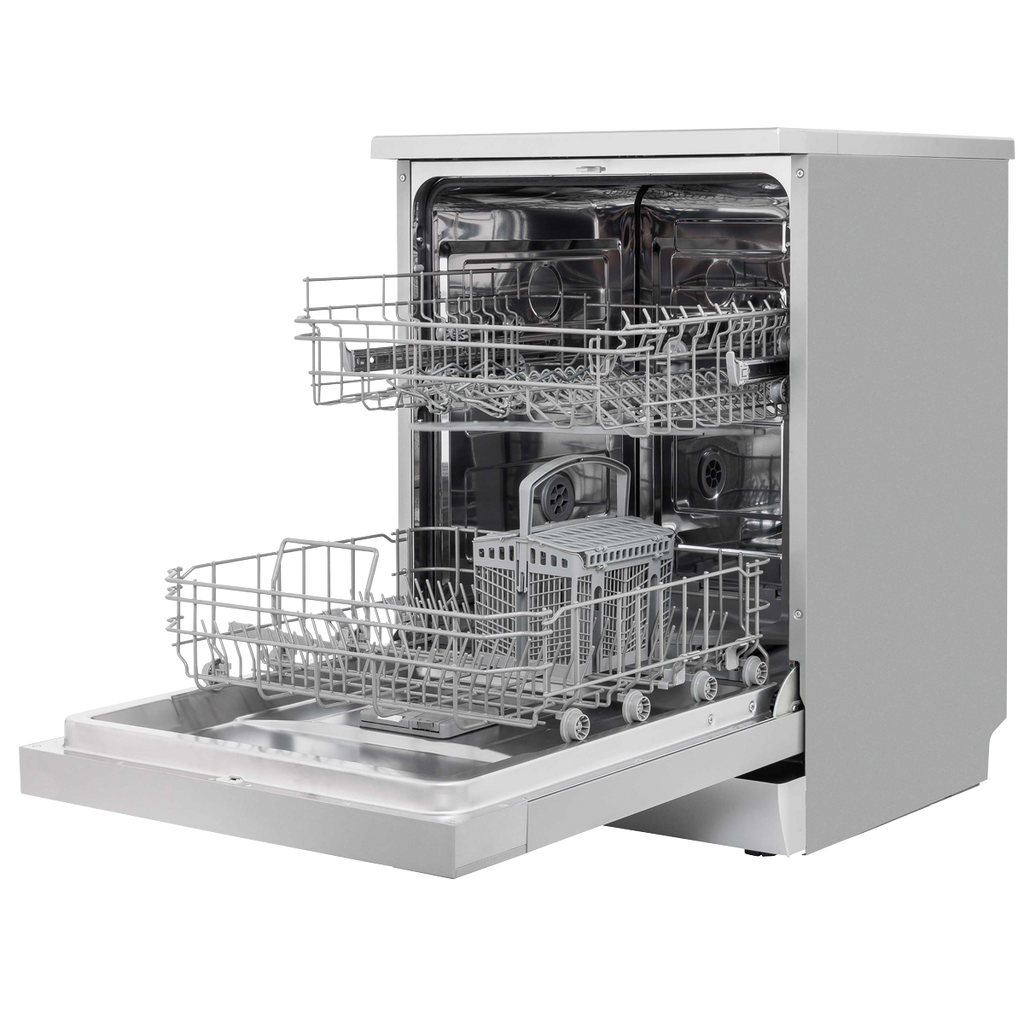 Regular Sized Freestanding Dishwasher 60cm Wide 13 Place Settings - Silver DH280