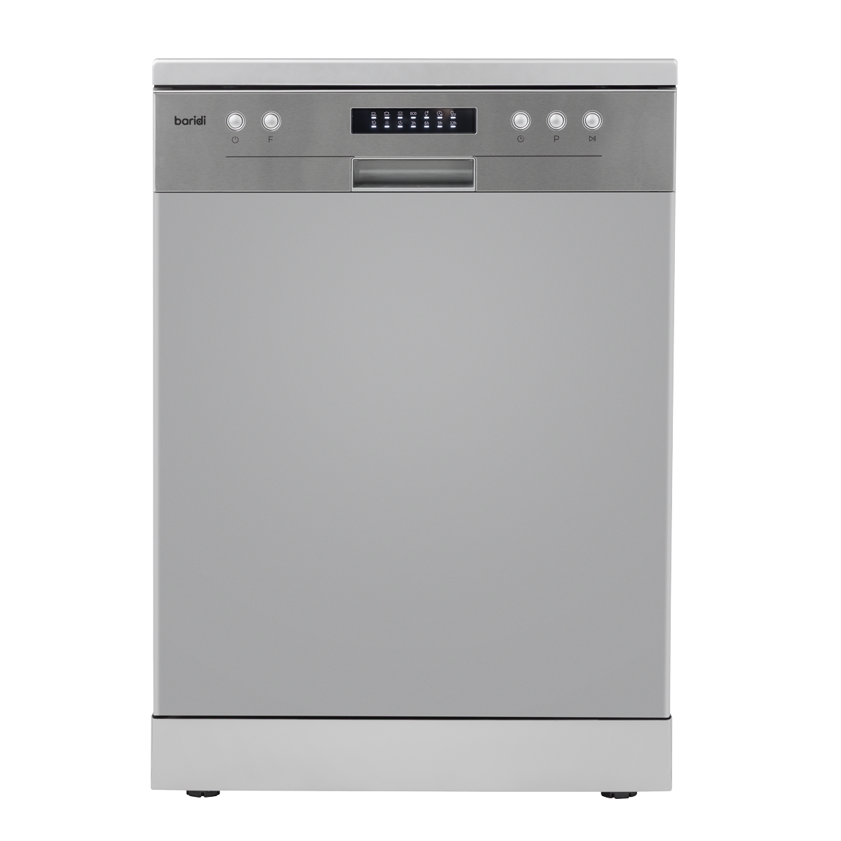 Regular Sized Freestanding Dishwasher 60cm Wide 13 Place Settings - Silver DH280