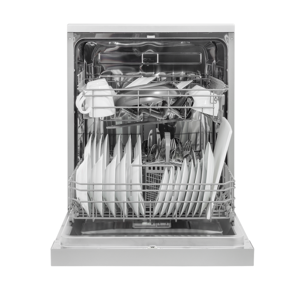 Regular Sized Freestanding Dishwasher 60cm Wide 13 Place Settings - Silver DH280