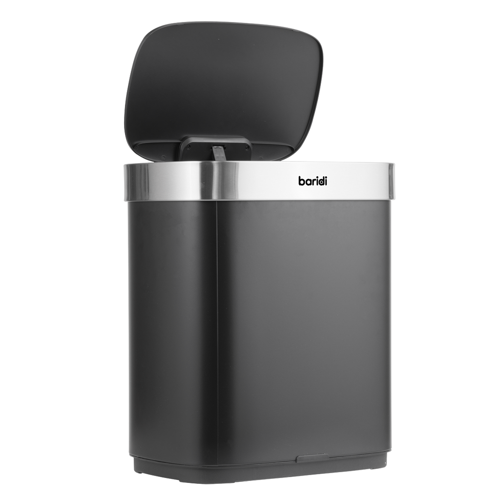Sensor Bin 50L - Black/Stainless Steel DH281