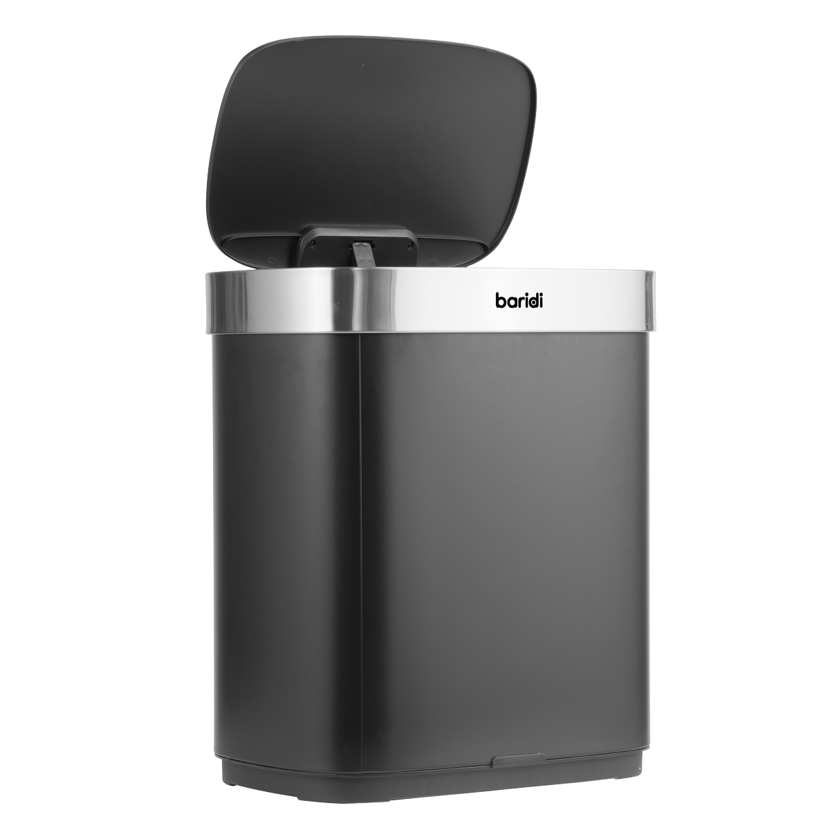 Sensor Bin 50L - Black/Stainless Steel DH281