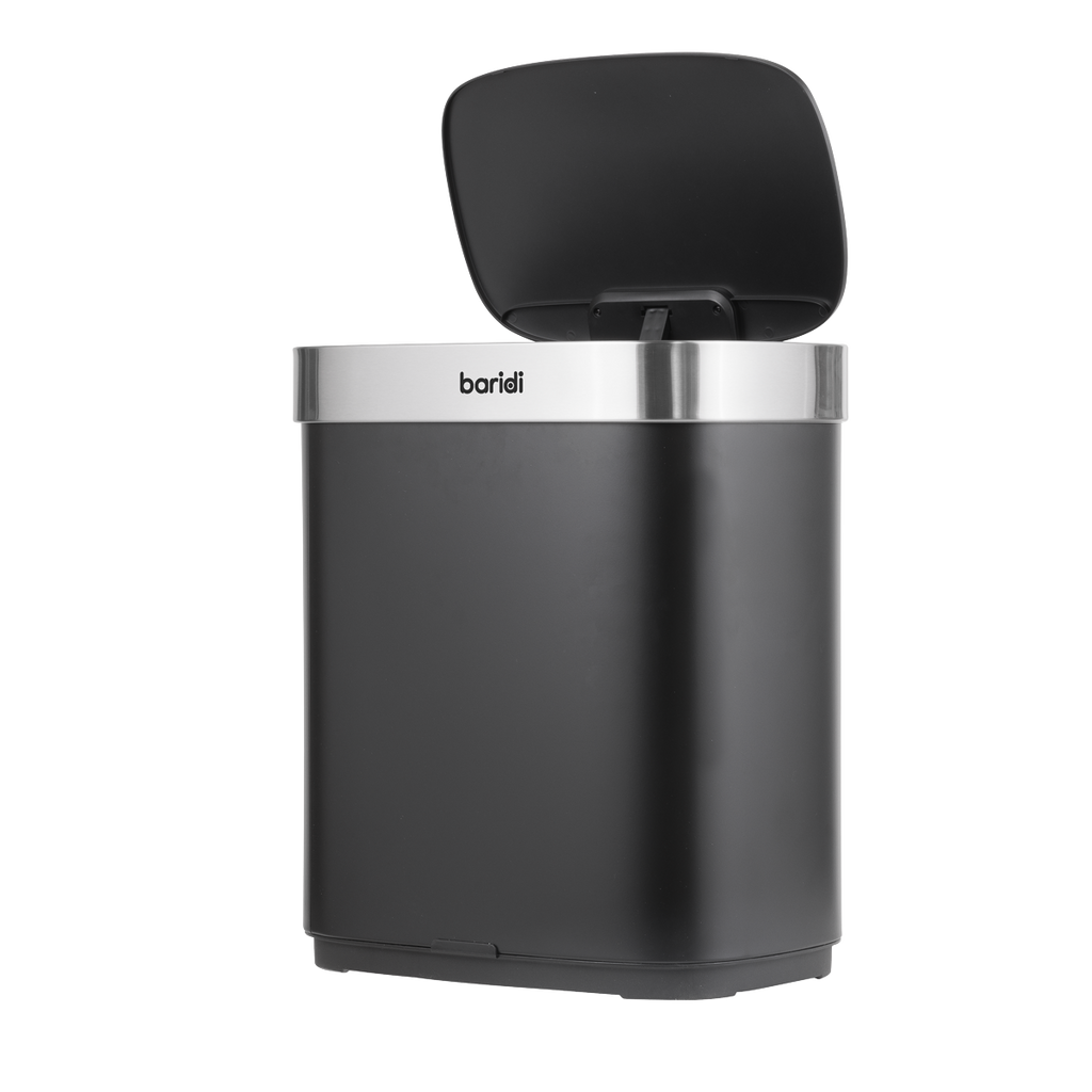Sensor Bin 50L - Black/Stainless Steel DH281
