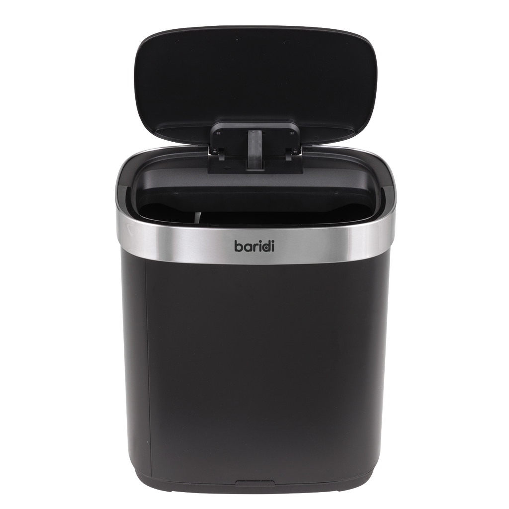 Sensor Bin 50L - Black/Stainless Steel DH281