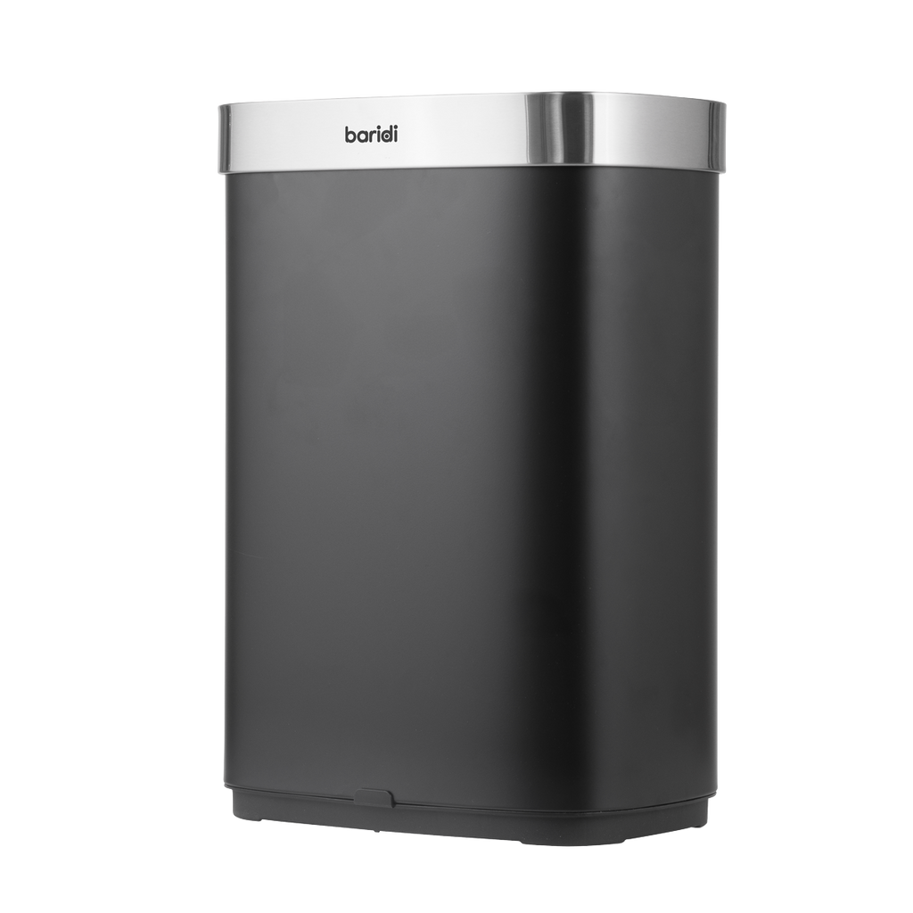 Sensor Bin 65L - Black/Stainless Steel DH282