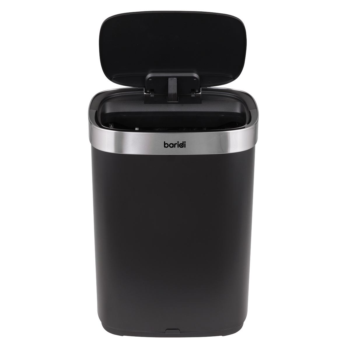 Sensor Bin 65L - Black/Stainless Steel DH282