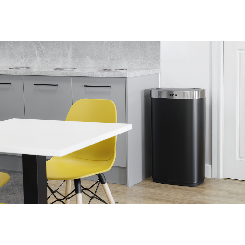Sensor Bin 80L - Black/Stainless Steel DH283