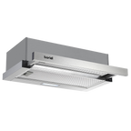 Telescopic Cooker Hood with Aluminium Filters 60cm - Stainless Steel DH286