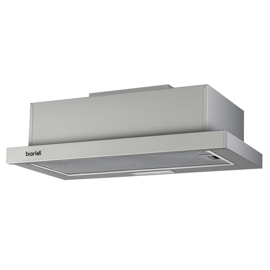 Telescopic Cooker Hood with Aluminium Filters 60cm - Stainless Steel DH286