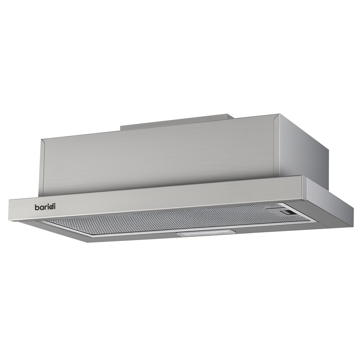 Telescopic Cooker Hood with Aluminium Filters 60cm - Stainless Steel DH286