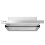 Telescopic Cooker Hood with Aluminium Filters 60cm - Stainless Steel DH286